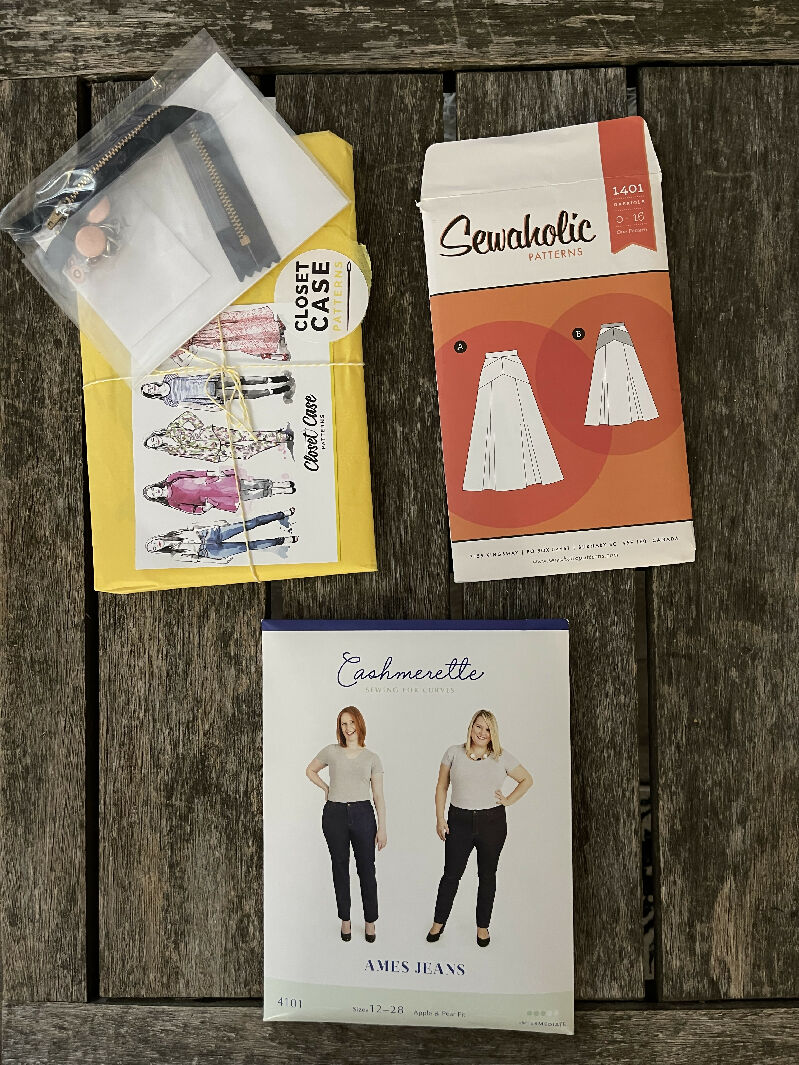 Lot of retailer sewing patterns