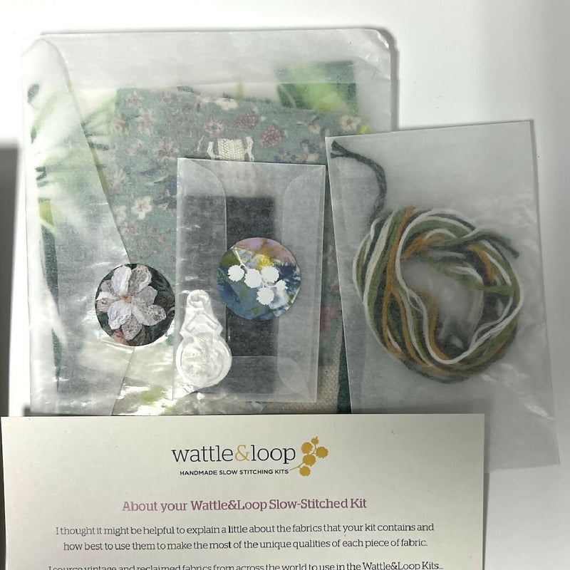 Wattle & Loop Slow Stitched Magnolia Kit