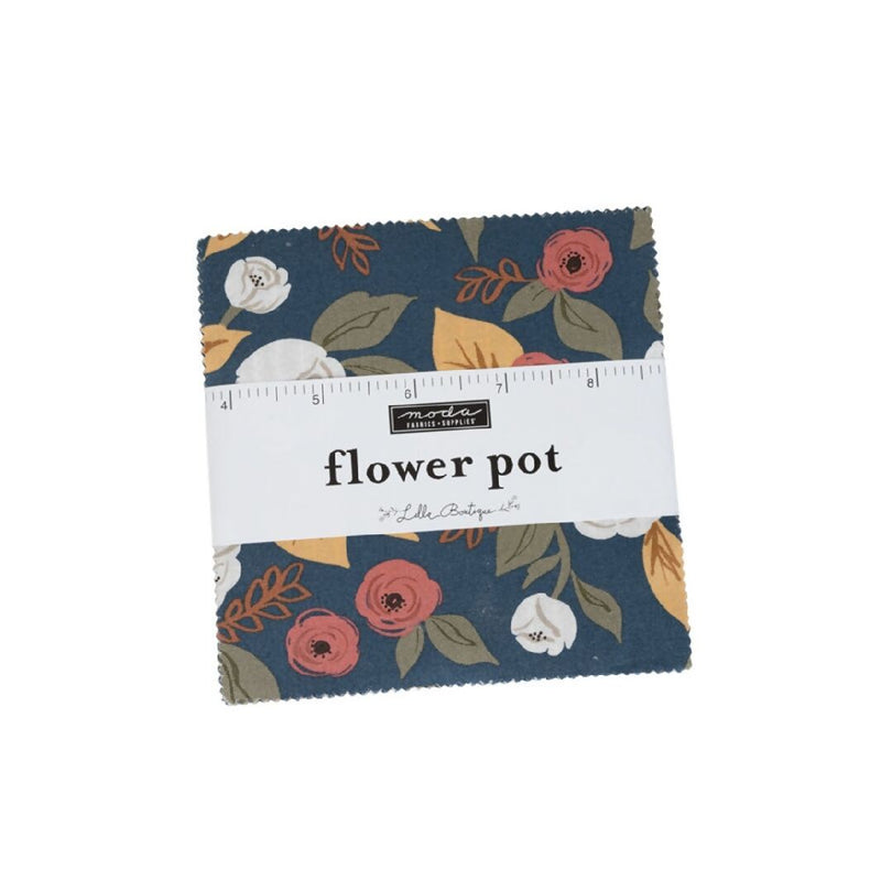 Flower Pot Charm Pack by Lella Boutique for Moda