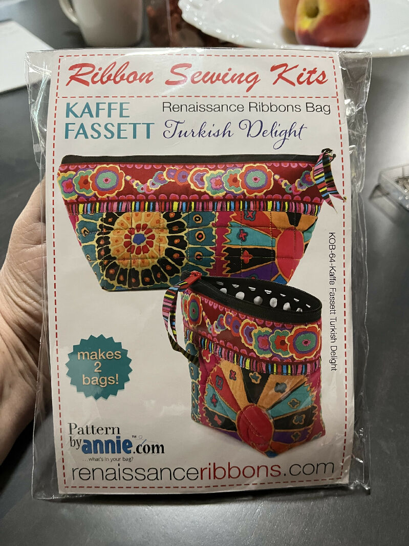 Sewing Kit: Kaffe Fassett Zipper Bags