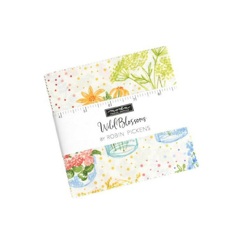 Wild Blossoms Charm Pack by Robin Pickens for Moda