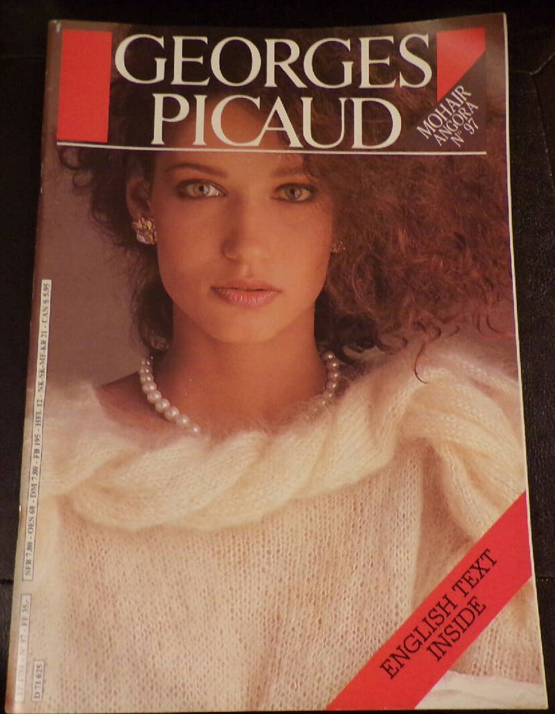 Georges Picaud Mohair Angora No. 97; Magazine with Patterns; Vintage 1985