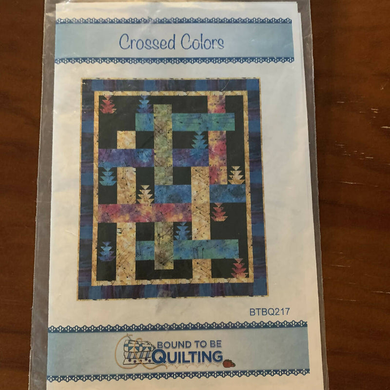 Crossed Colors Bound To Be Quilting Quilt Pattern