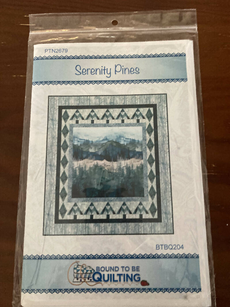 Serenity Pines Bound To Be Quilting Pattern
