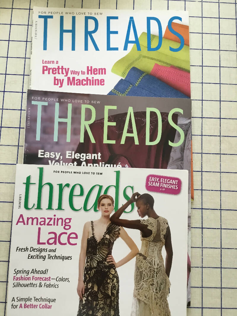 9 Threads Magazines - selling as a bundle