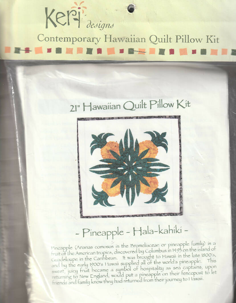 20 Keri Designs Contemporary Hawaiian Quilt Pillow Kit Destashify