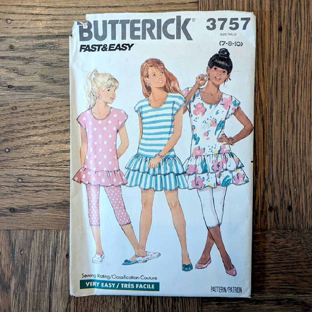 Vintage kids sewing pattern - Butterick 3757 – Destashify