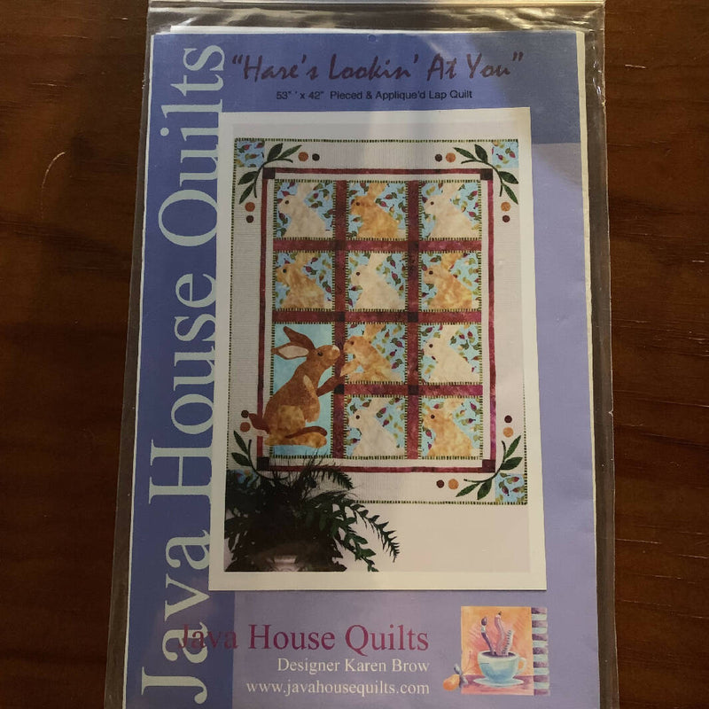 “Hane’s Looking At You” Java House Quilts Karen Brown Quilting Pattern