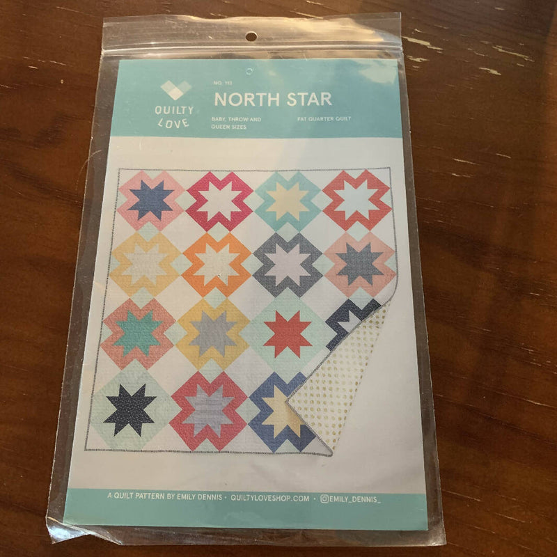 North Star Quilty Love Quilting Pattern