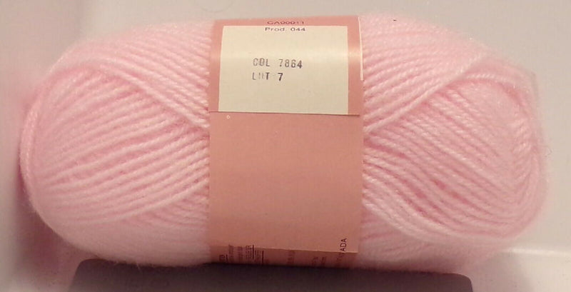 Patons Promise; Pink; Acrylic, Nylon; Vintage; 4oz. Reclaimed