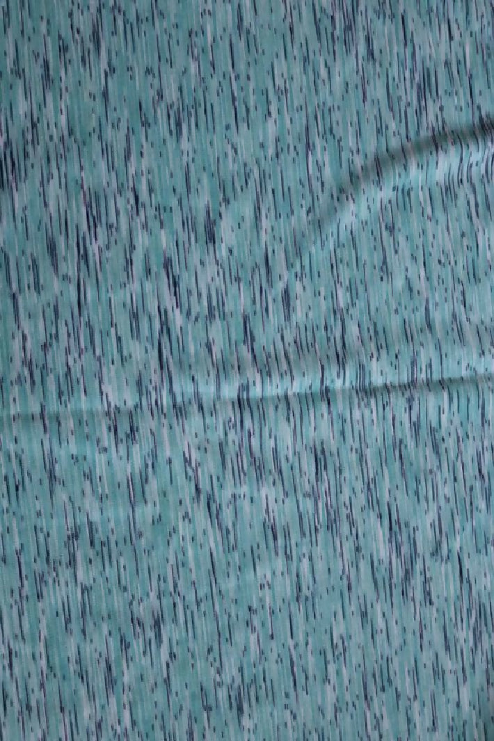 Green/Black Athletic Fabric 1-yrd