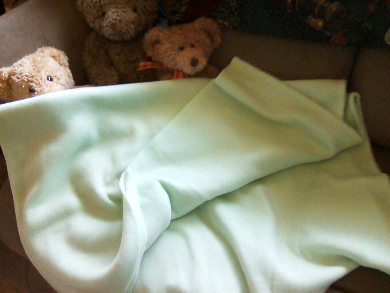 fleece mint green soft 39x70 warm apparel ready