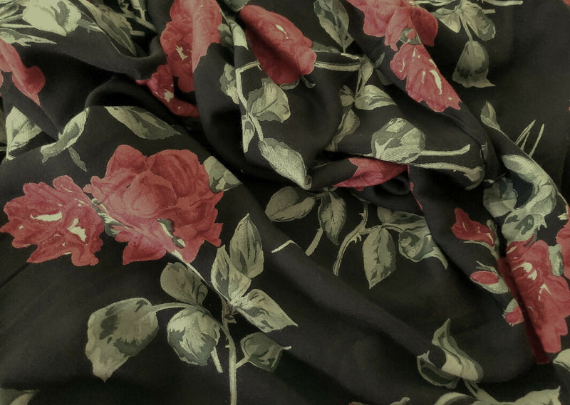 Rayon Floral Fabric