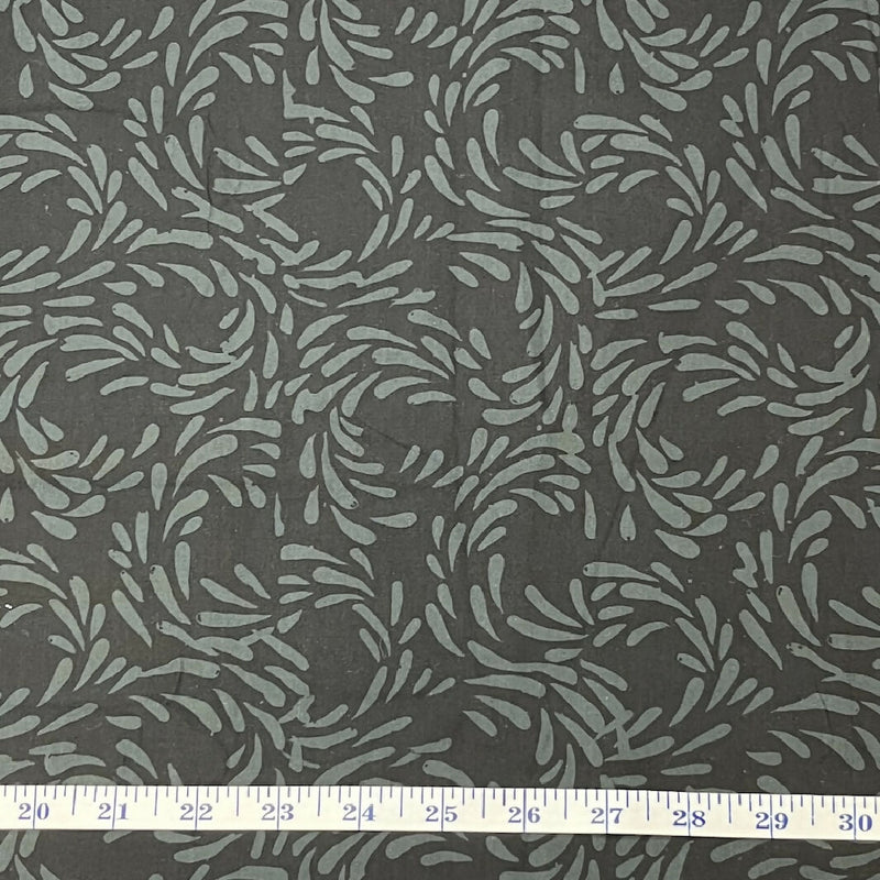 Black and Green Premium Quilting Cotton - 5 Yds