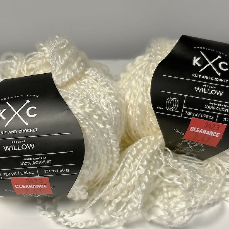 K&C Acrylic Novelty Yarn in Willow - 2 Balls