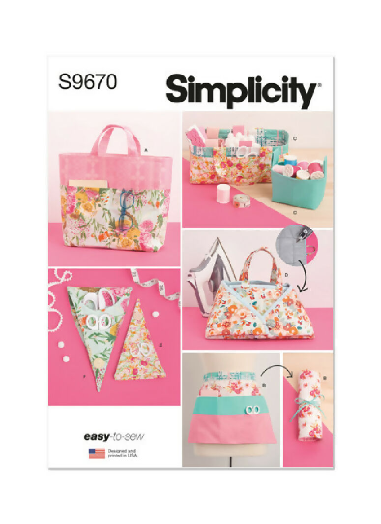 Simplicity S9670 Sewing Room Accessories Pattern