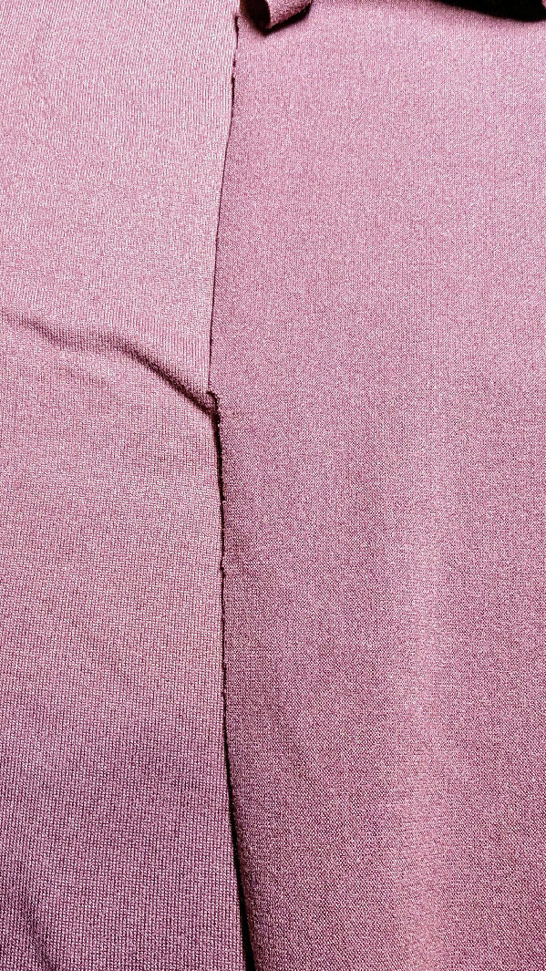 Dark Dusty Rose Double Brushed Polyester Knit Fabric REMNANT 60"W -2 yds+
