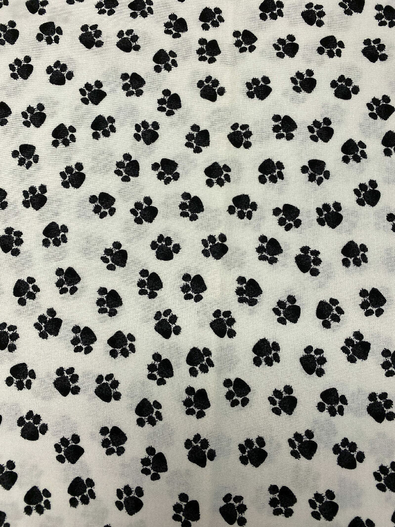 Paw Print Fabric