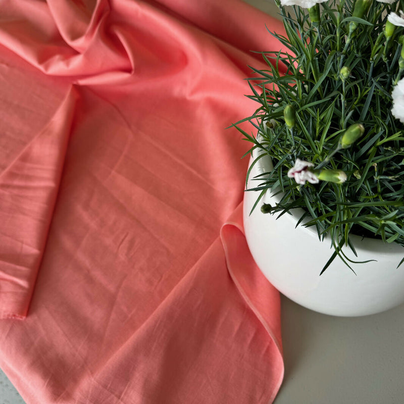 Summer Wear Peach Linen Woven - Yardage