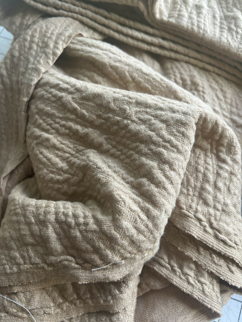 Tan Textured knit