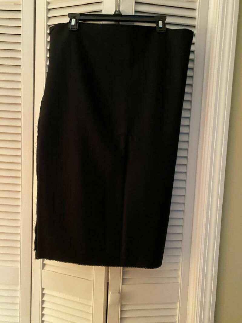 Black Polyester Crepe