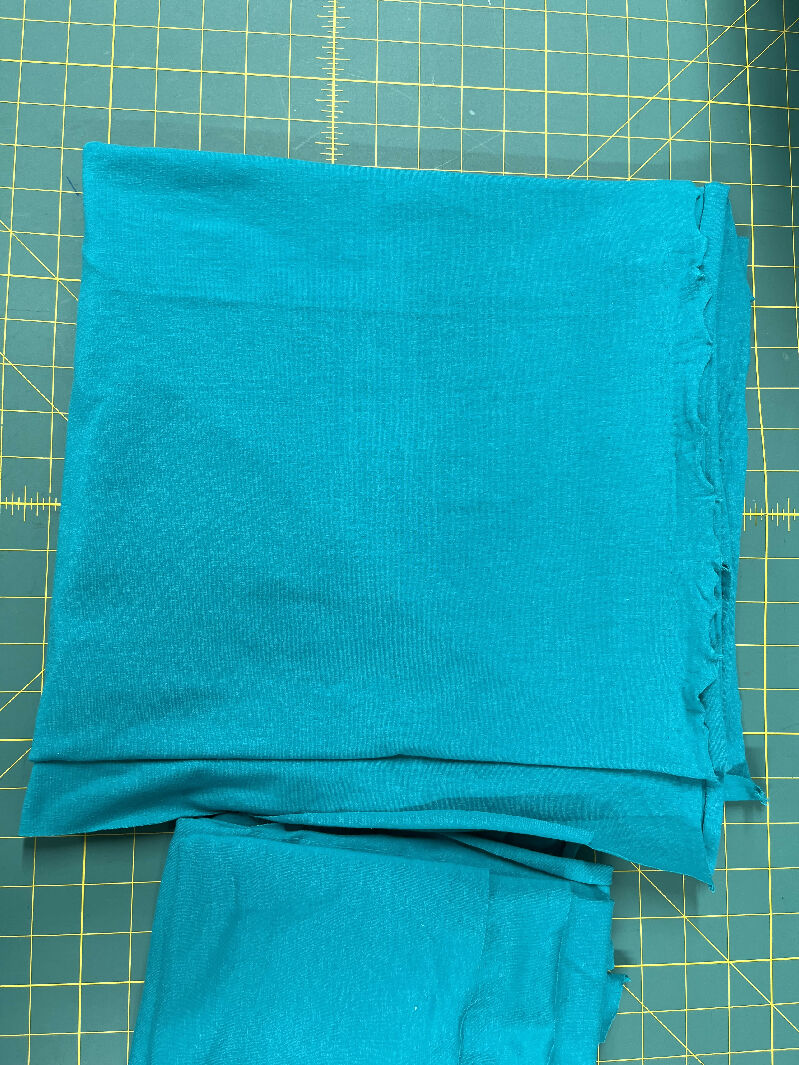 Teal 95/5 cotton Lycra knit 60W