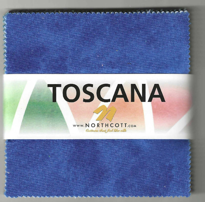 Toscana by Northcott, assorted solids, 5"x5", 42 pieces