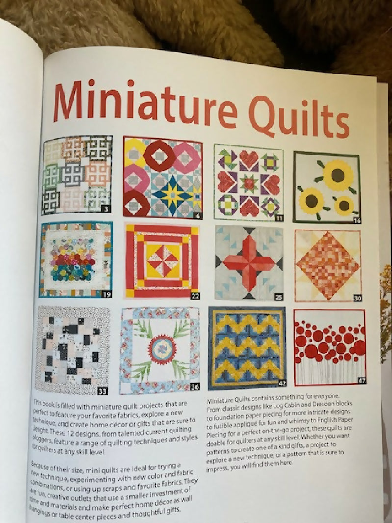 Miniature quilts 12 tiny projects that make a big impression book