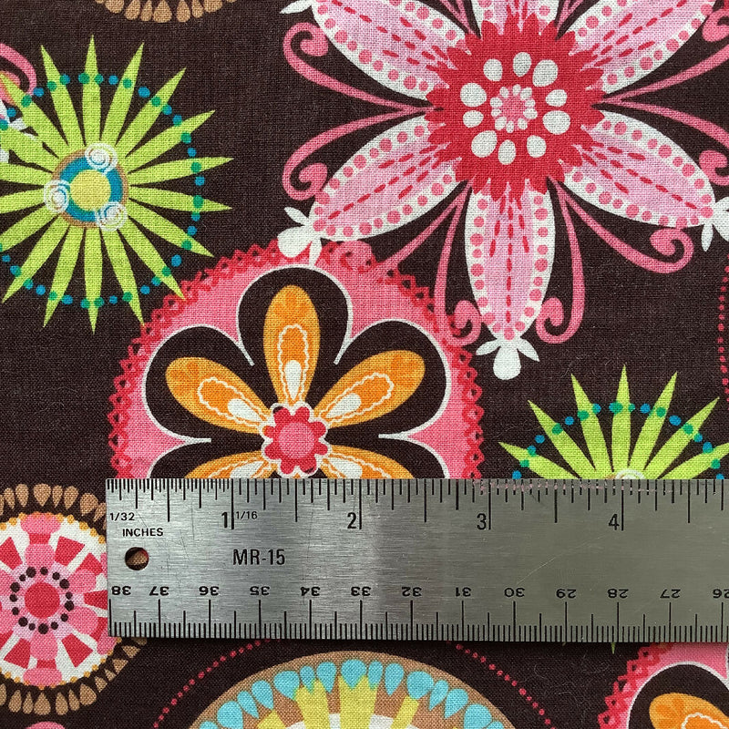 Michael Miller Carnival Blooms C-3028 3/8 yd Rare OOP