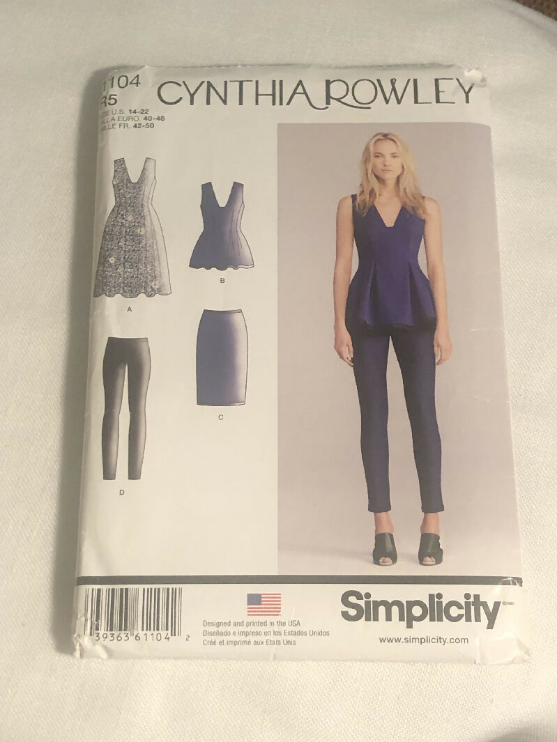 Simplicity Cynthia Rowley 1104 Sewing Pattern