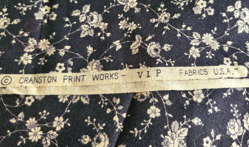 Vintage Cranston Print Works VIP Cotton Fabric