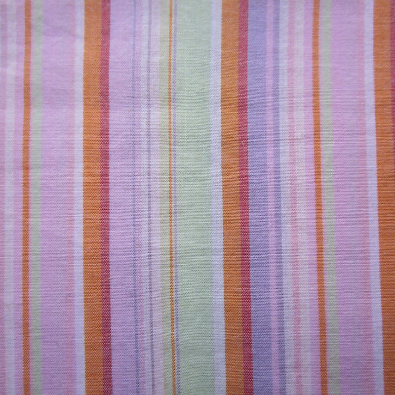 Pastel Stripes Cotton Quilting Fabric, 35" x 17"
