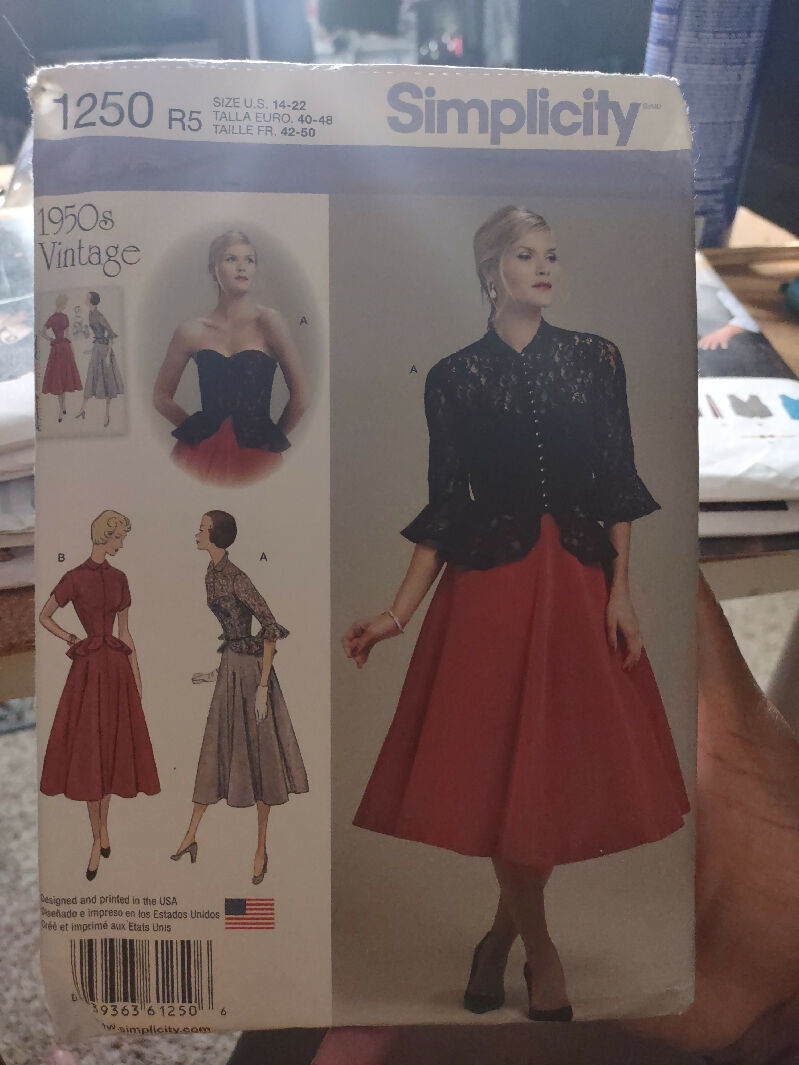 Simplicity vintage inspired pattern 1250