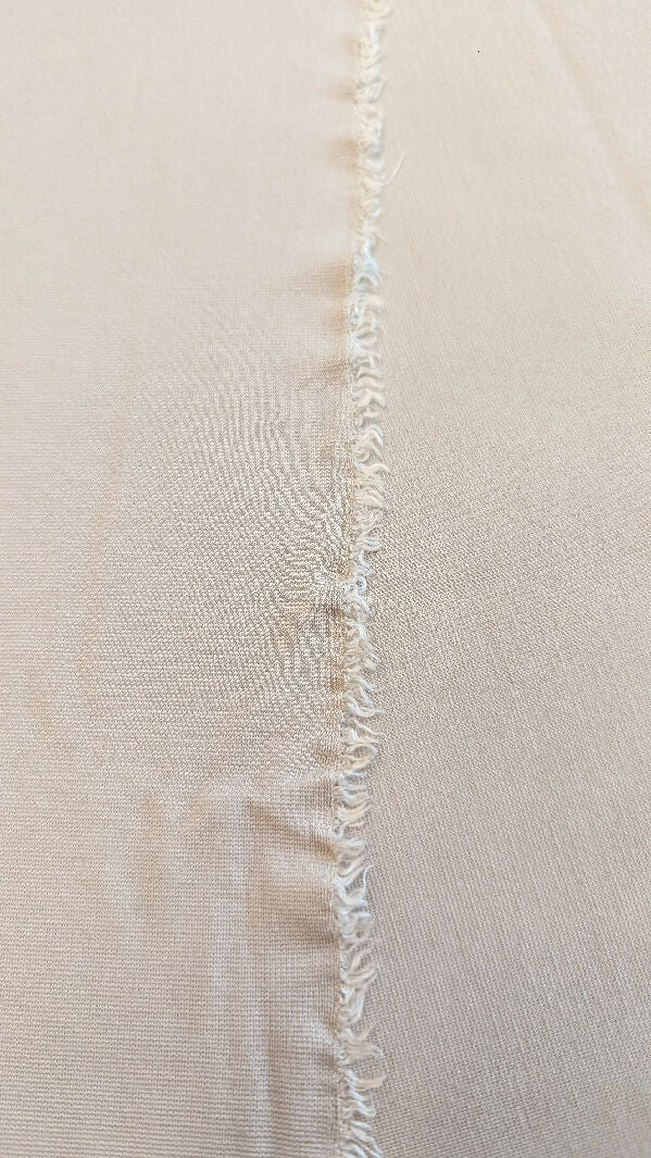 Tan Rayon Blend Knit Fabric 57"W - 5 1/4 yds