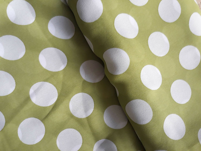 Avocado Polka Dot - 3 yds