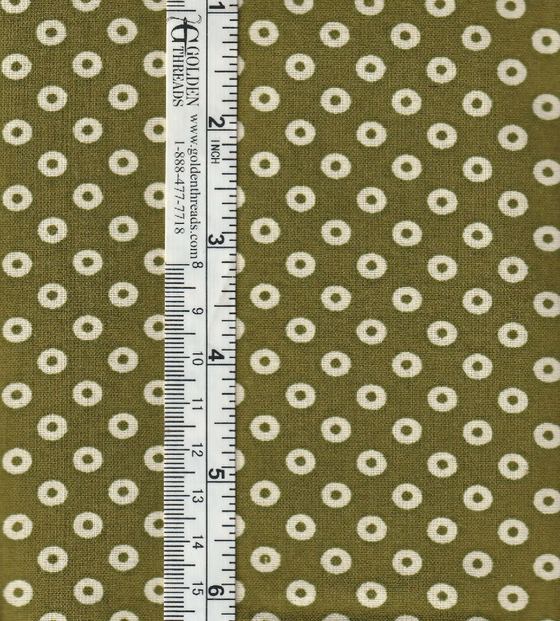 Fabric Circle Dots 5 Fabric BUNDLE 11.06 yd 