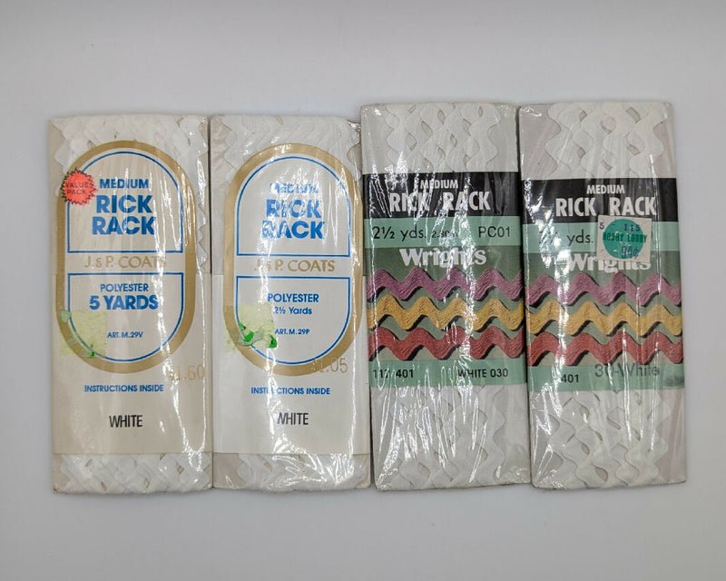 Assorted VTG NIP Rick Rack Trim & More Lot of 33