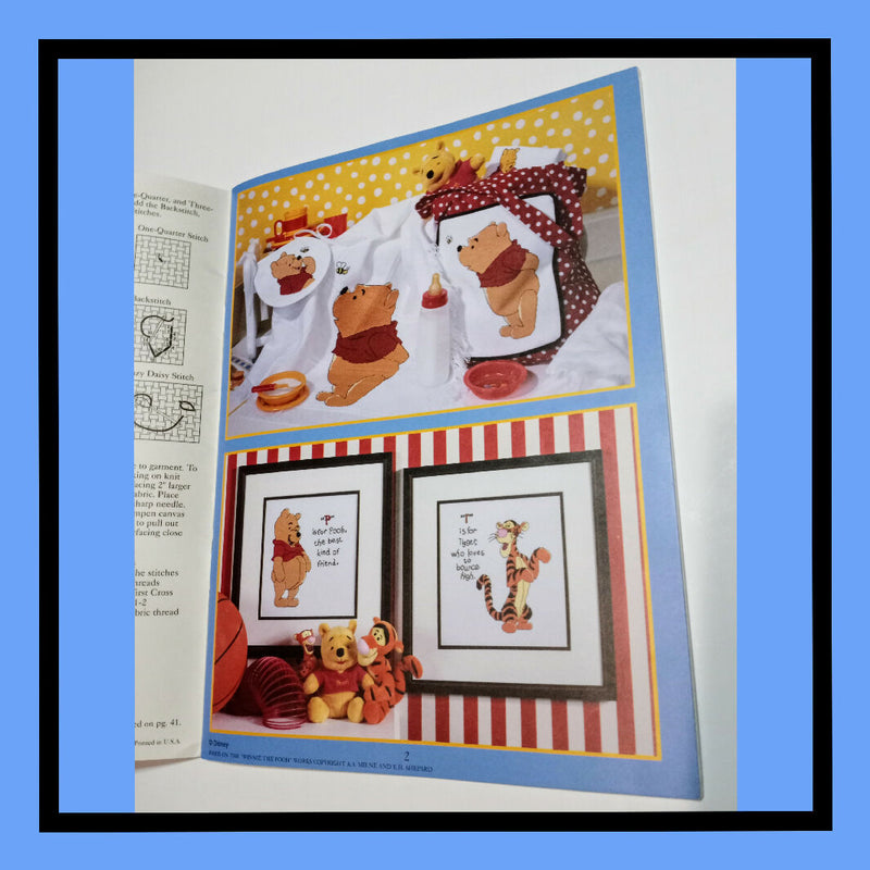 "P" Is For Pooh Crosstitch Pattern Book