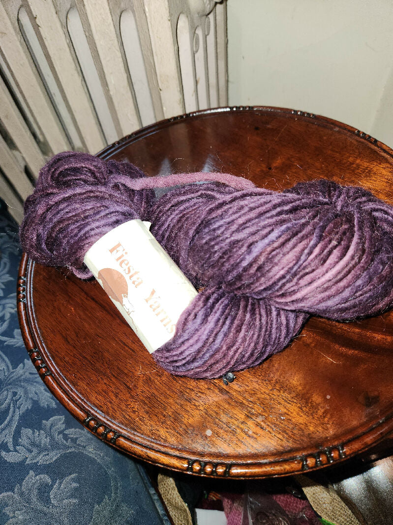 Fiesta Bulky Yarn 4 oz Plum