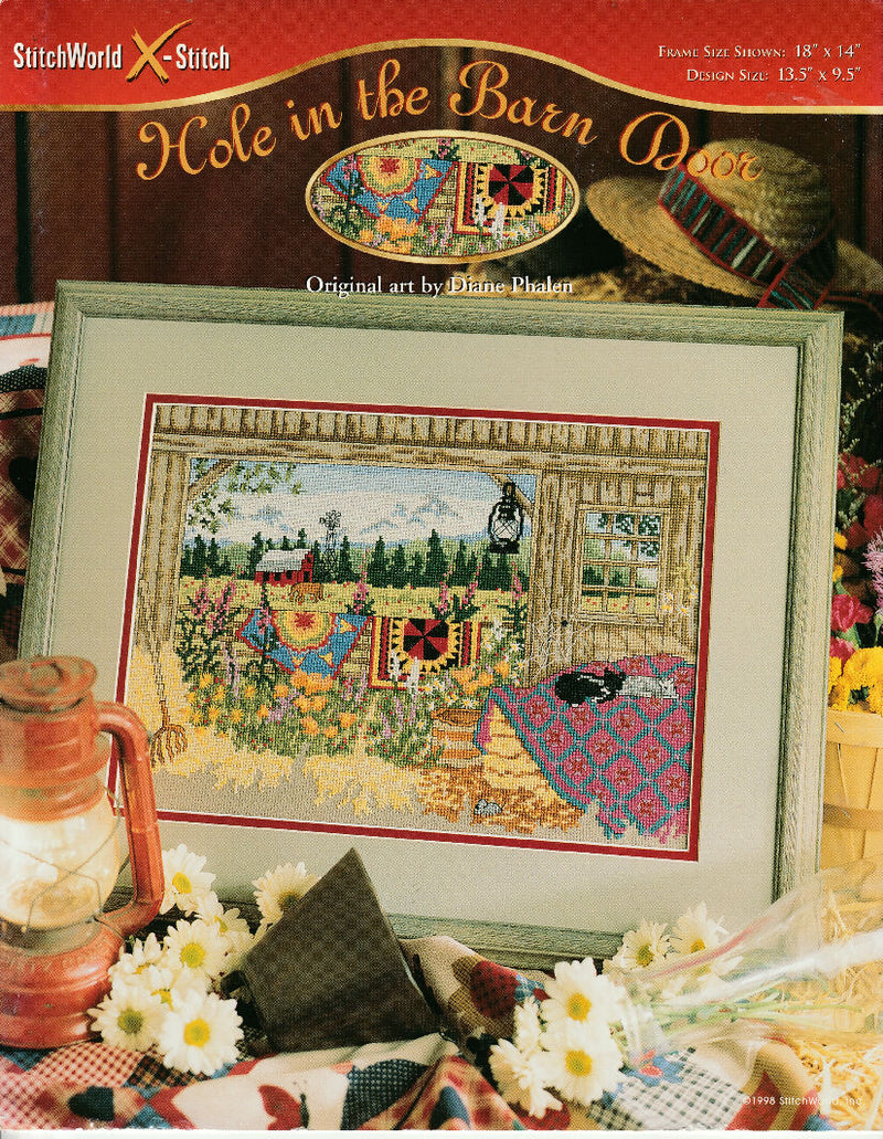 Diane Phalen Counted Cross Stitch Pattern Hole in the Barn Door