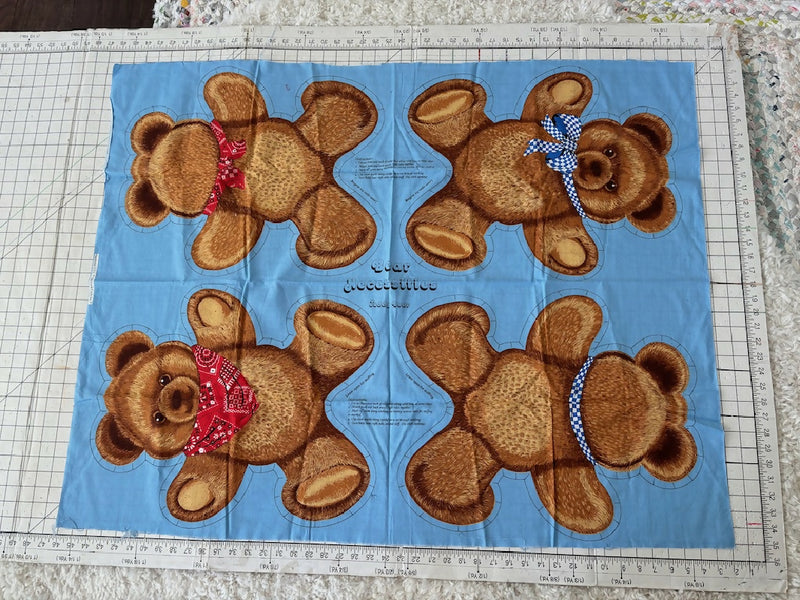 Teddy Bear printed panel