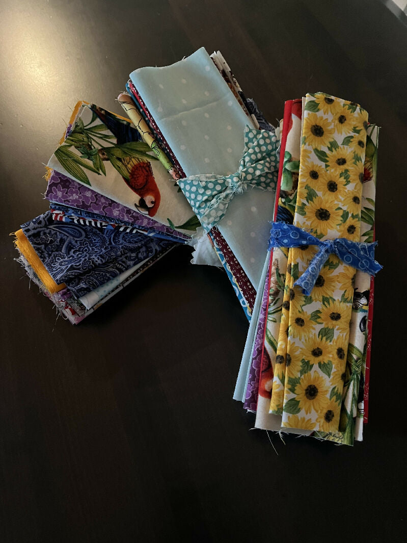 Fat Eighths Quilting Fabric Bundles: Mystery Bundle of 8