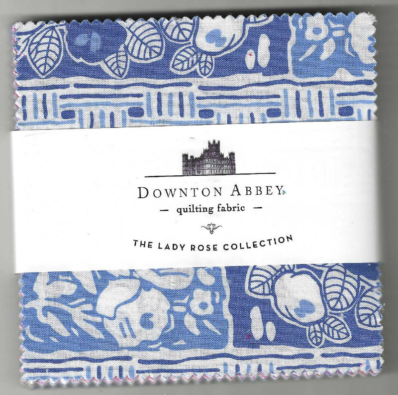 Downton Abbey, Lady Rose Collection, 5"x5", 42 pieces