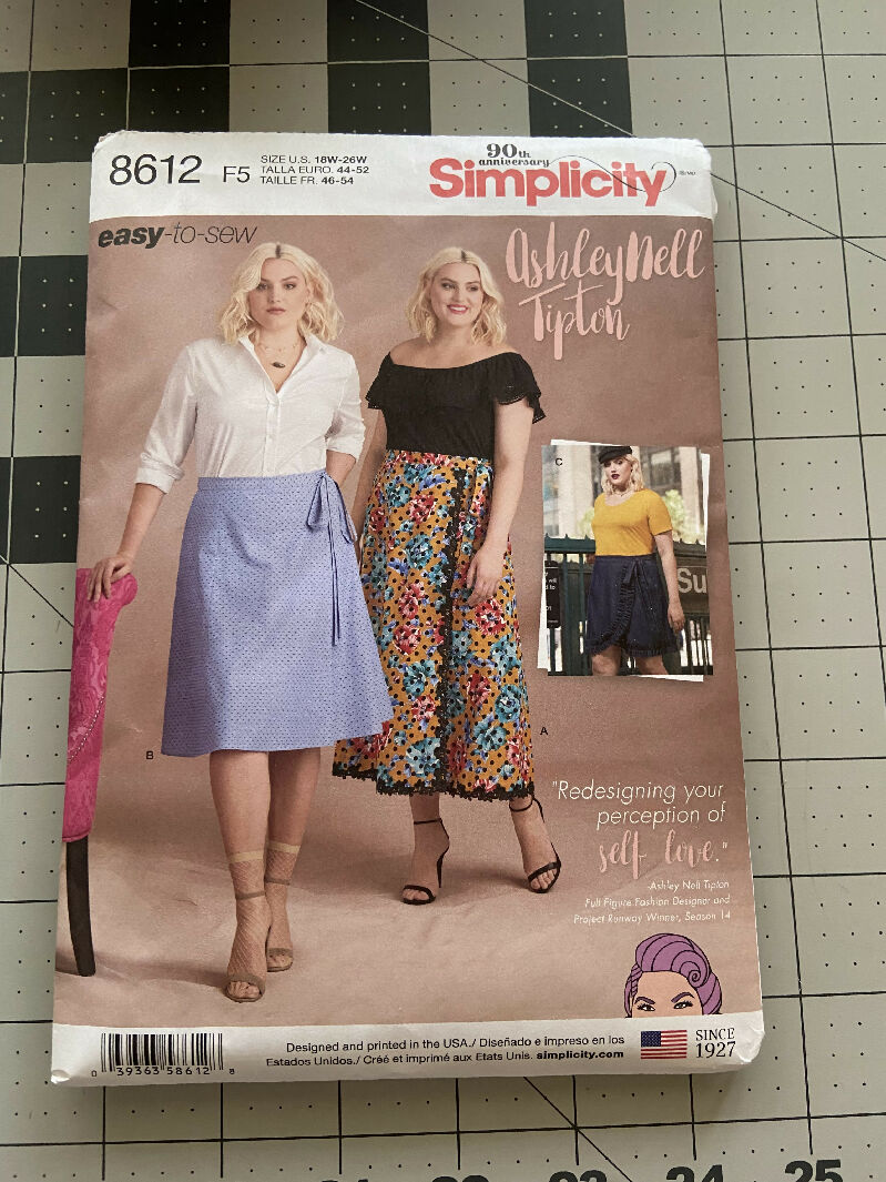 Simplicity 8612 Ashley Nell Tipton Wrap Around Skirt Pattern