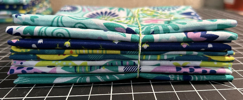 Aqua Fat Quarter Bundle - cute fish