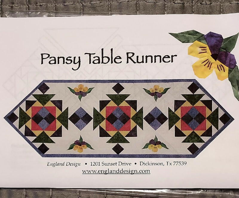 Pansy Table Runner Kit