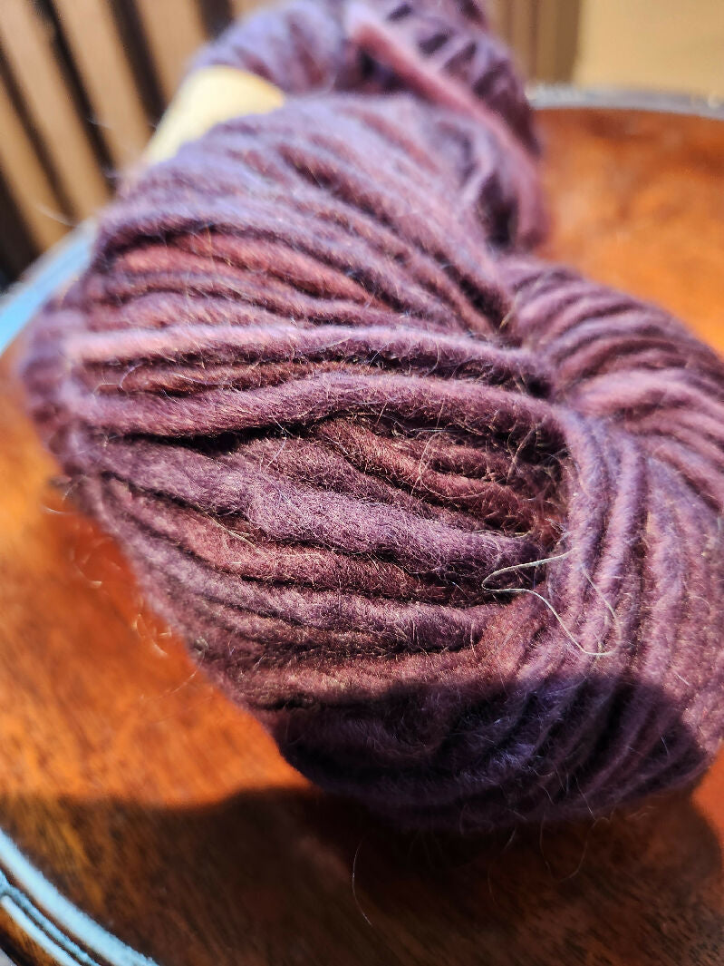 Fiesta Bulky Yarn 4 oz Plum