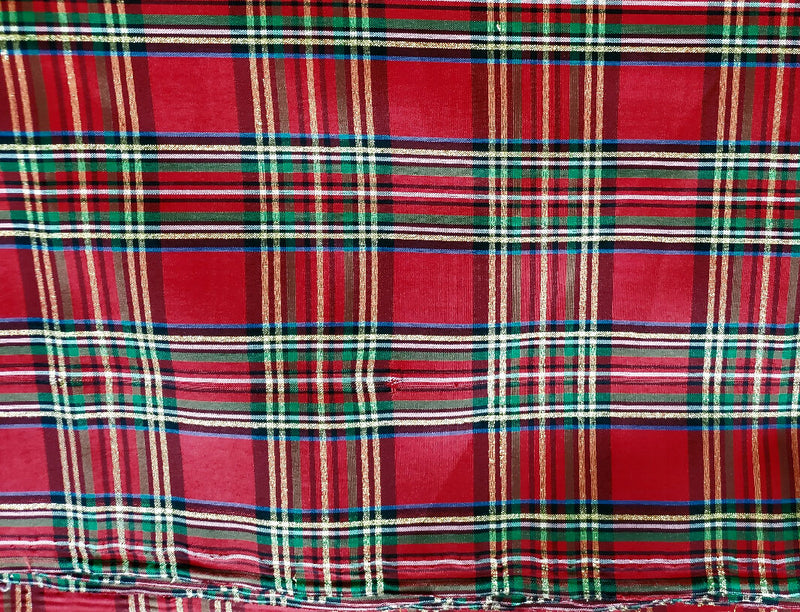 Stewart Plaid Taffeta Christmas Fabric