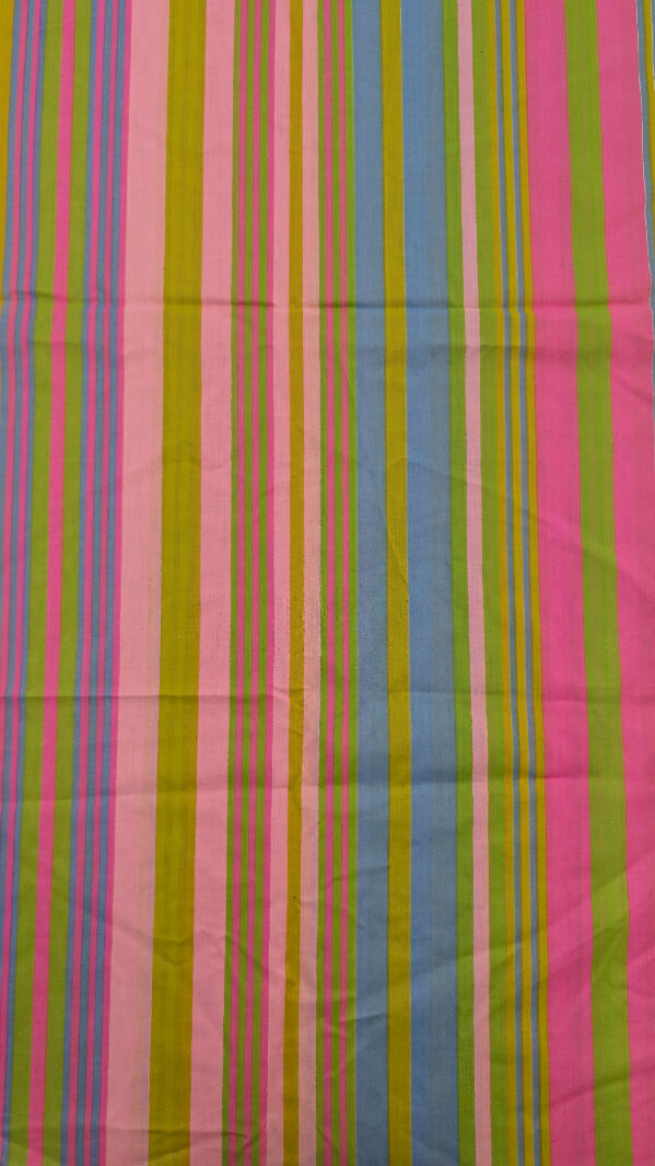 Neon Stripes Quilting Cotton Woven Fabric 45"W - 2 1/2 yds