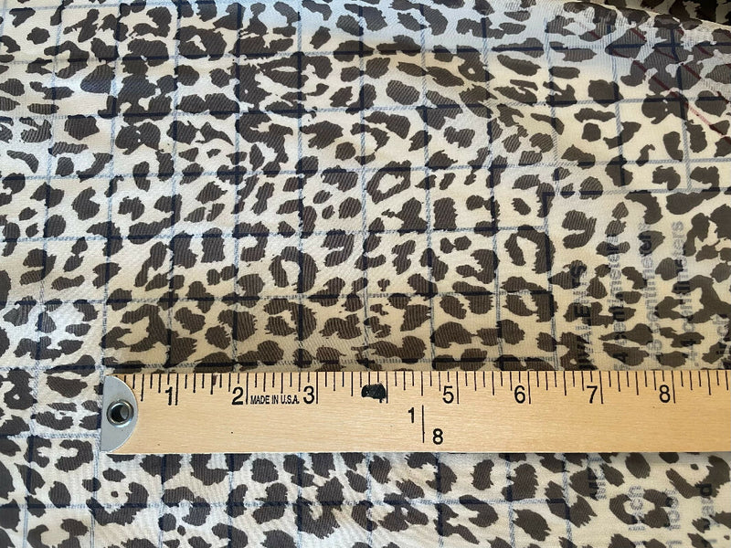 Leopard Print Chiffon 2 1/3 Yards